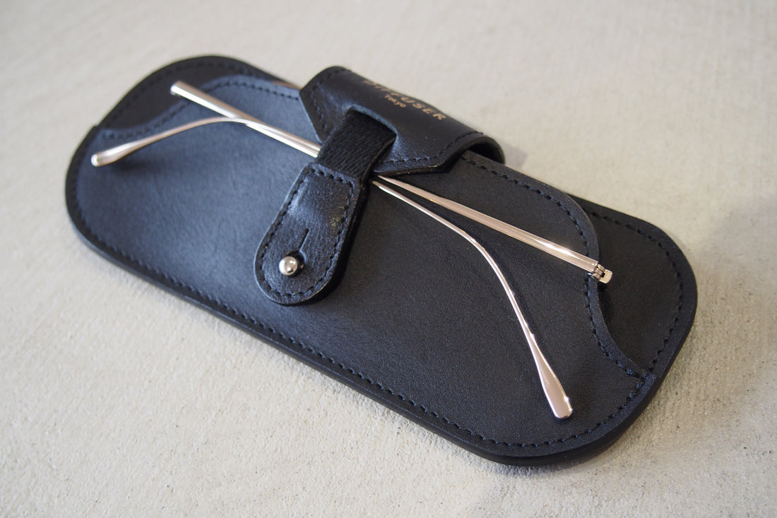 OIL LEATHER SMART EYEWEAR CASE