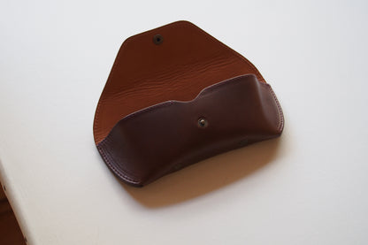 Horween Leather EYEWEAR Case 2 / VINTAGE  BROWN