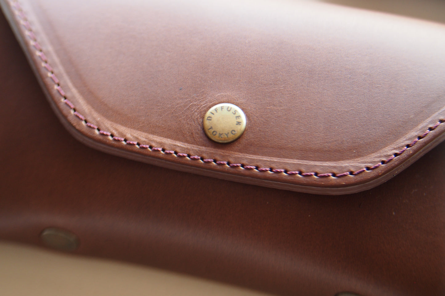 Horween Leather EYEWEAR Case 2 / VINTAGE  BROWN