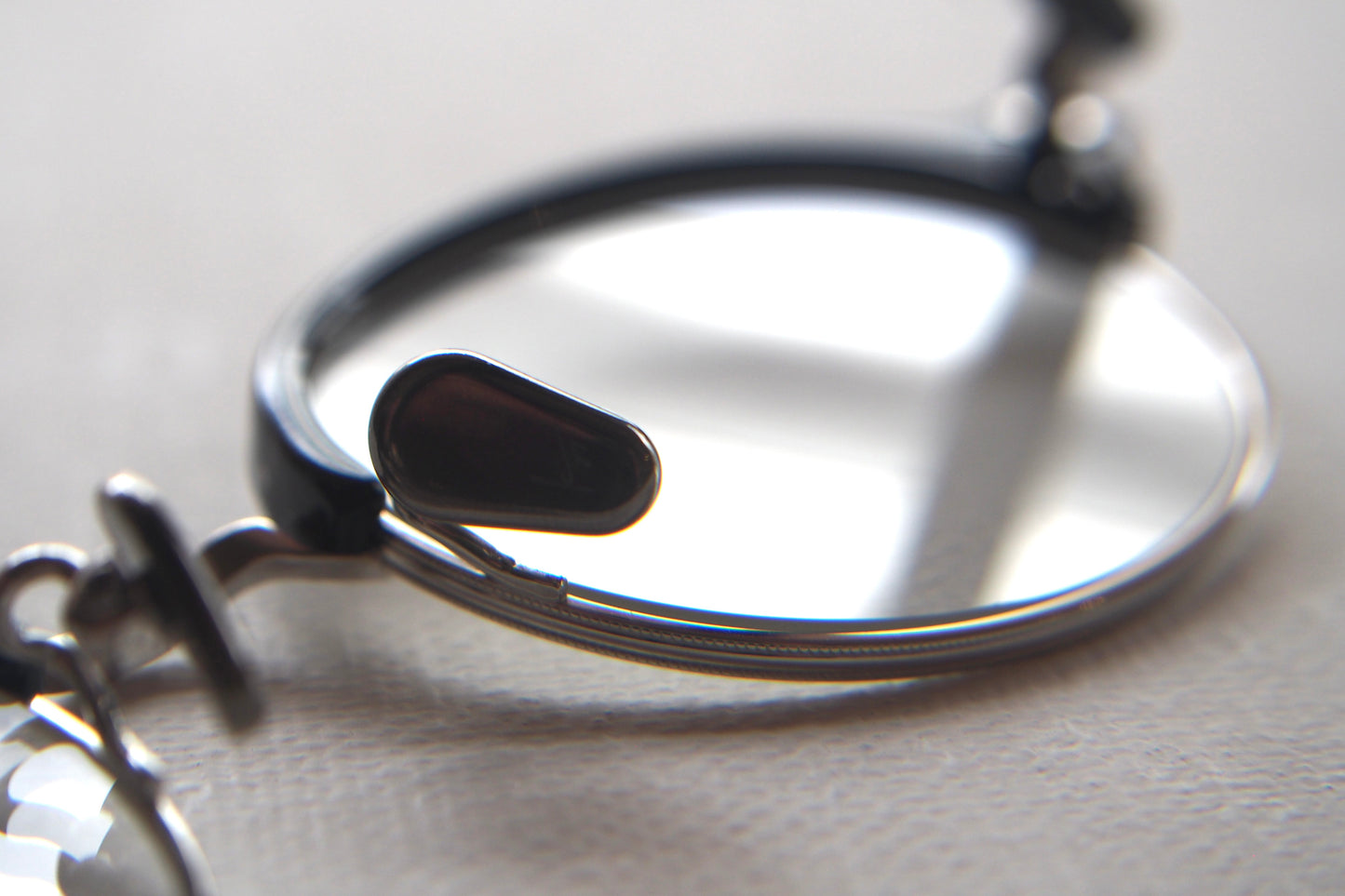 Kearny nupuri Black Silver / Clear Lens