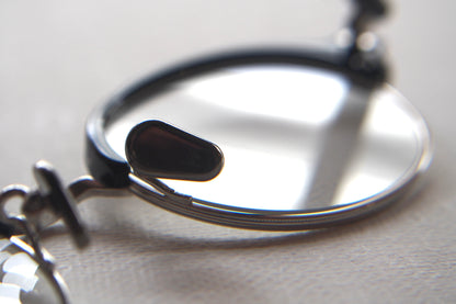 Kearny nupuri Black Silver / Clear Lens