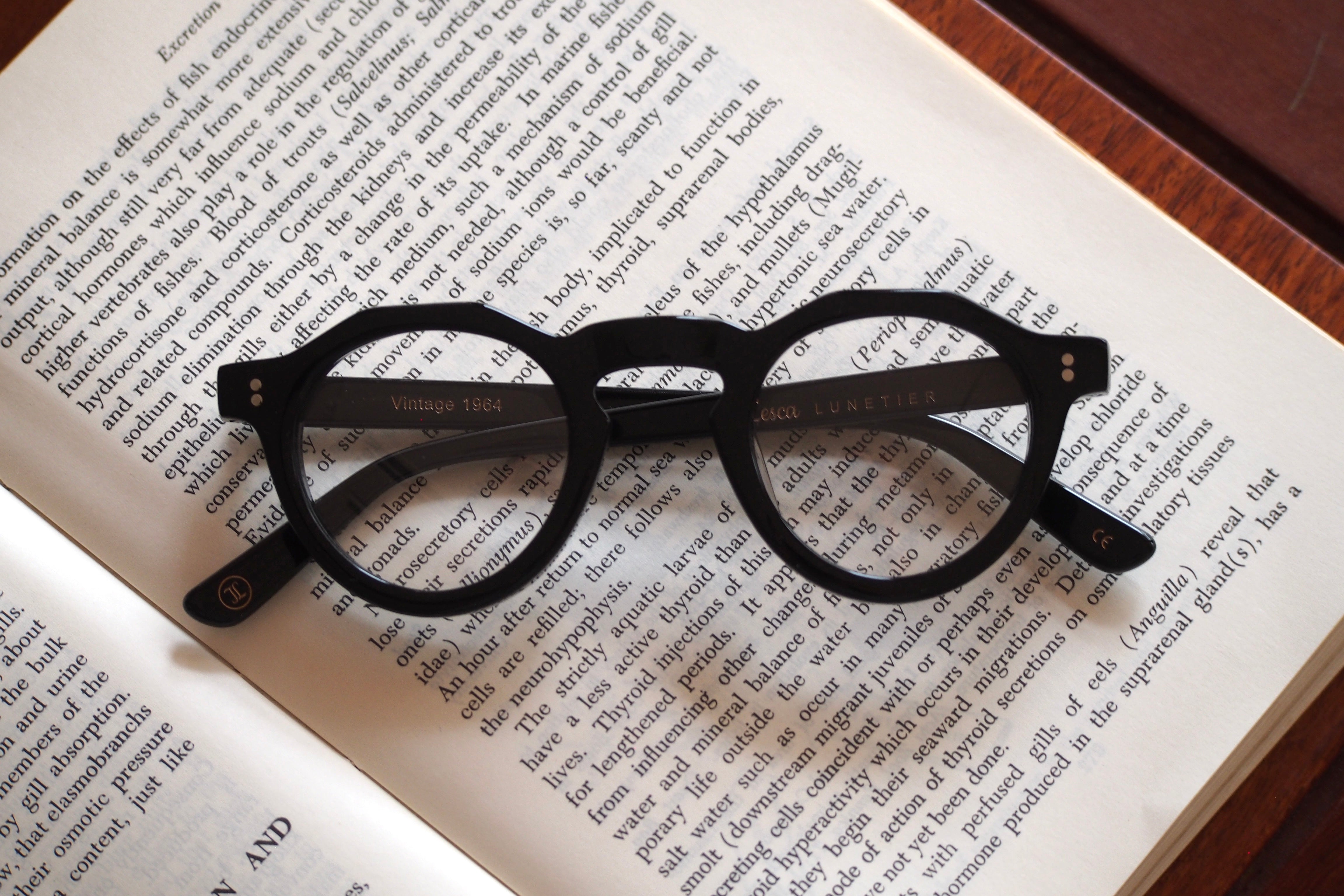 Lesca Lunetier VINTAGE 1964 COL.100 Black – SUI OPTIQUE