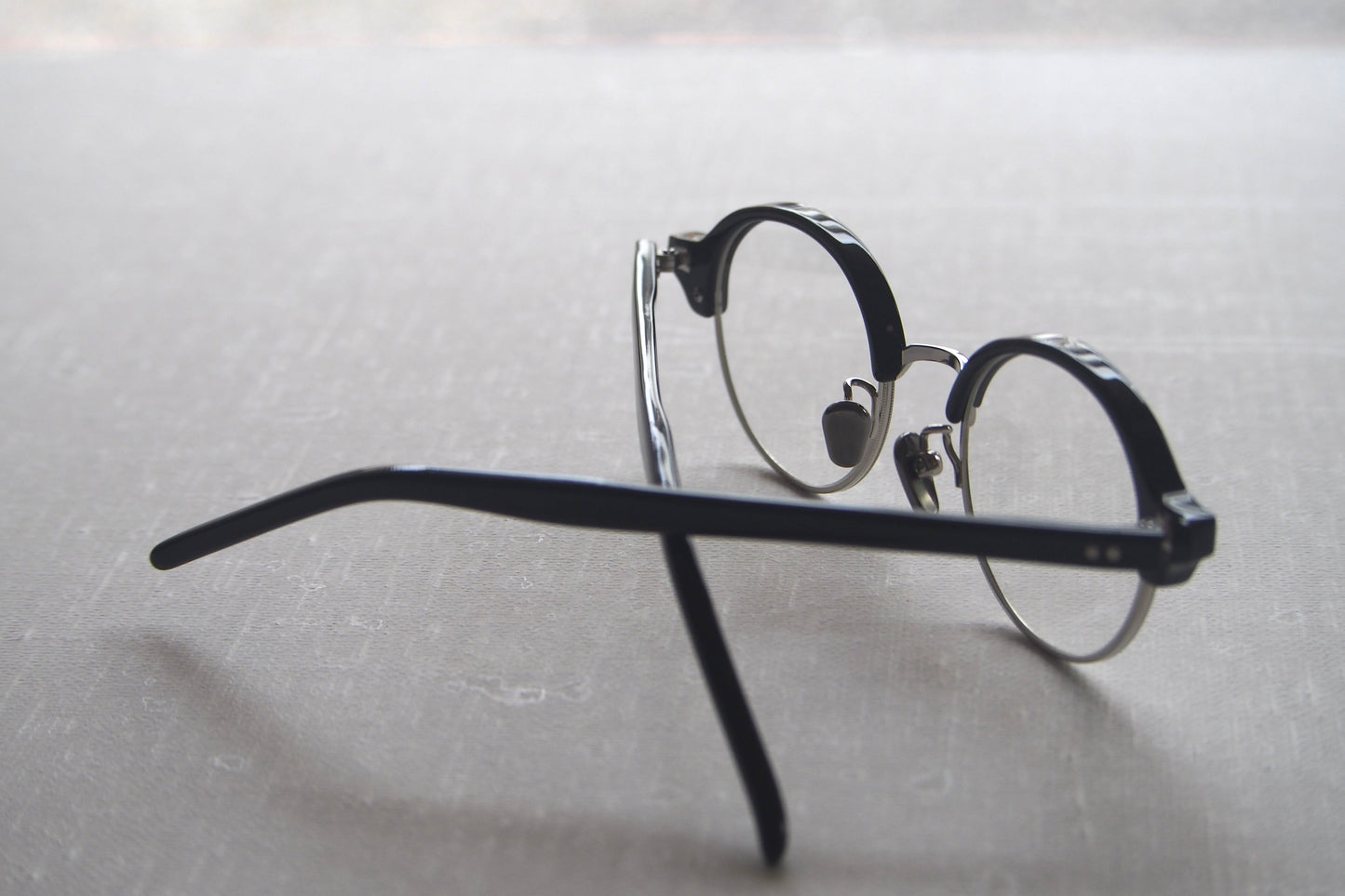 Kearny nupuri Black Silver / Clear Lens