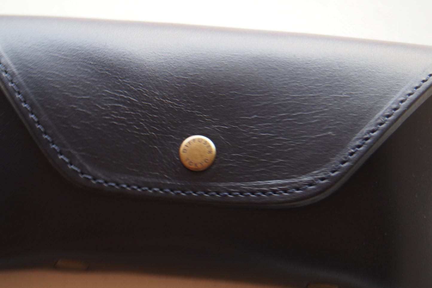 Horween Leather EYEWEAR Case 2 /  Ink & Camel