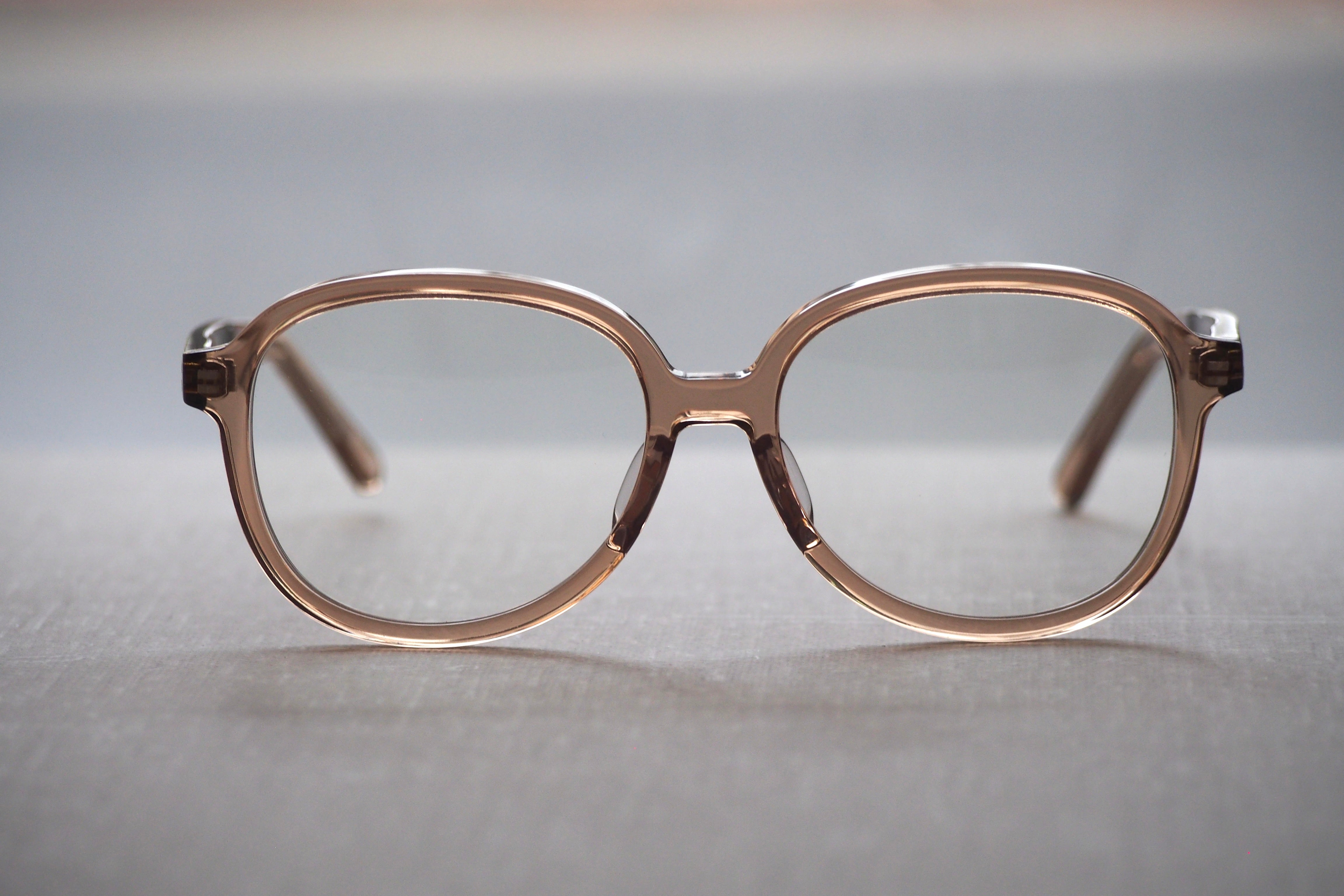 Kearny brubeck Light Brown / Clear Lens – SUI OPTIQUE