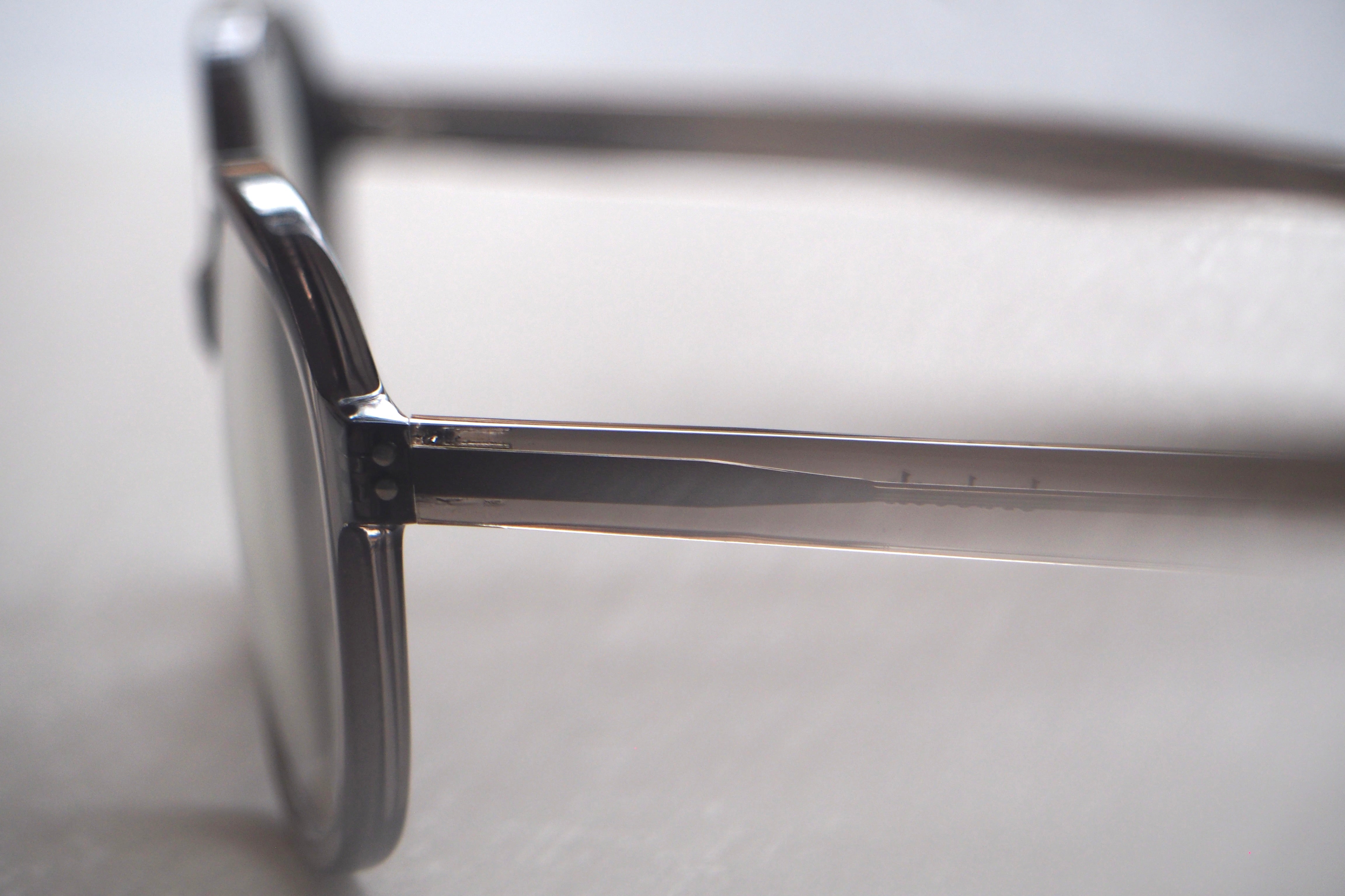 美品　kearny　　clear gray ＆ silver カーニー kearny メガネ 眼鏡 アイウェア サングラス ジェームズ