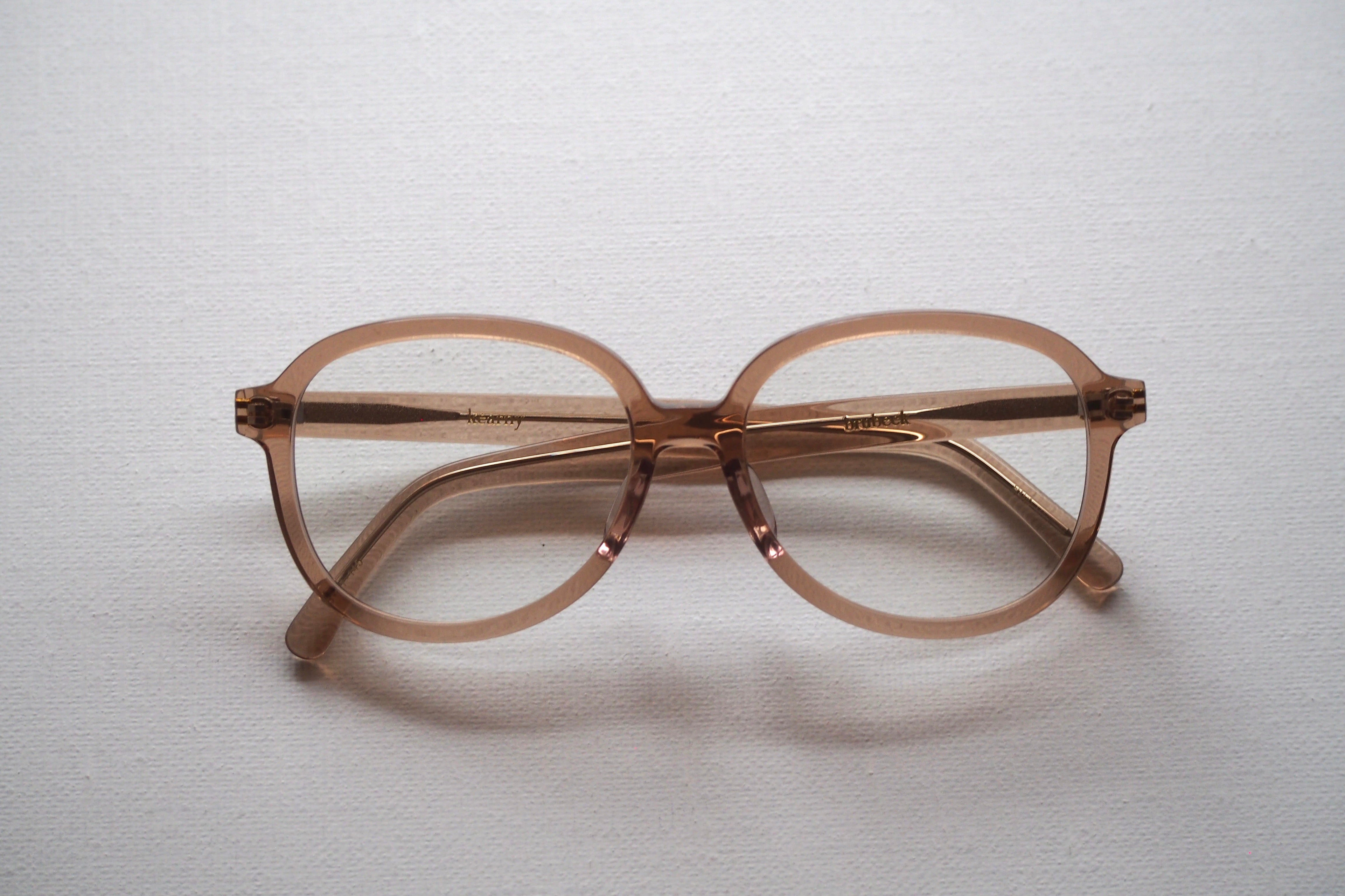 Kearny brubeck Light Brown / Clear Lens – SUI OPTIQUE