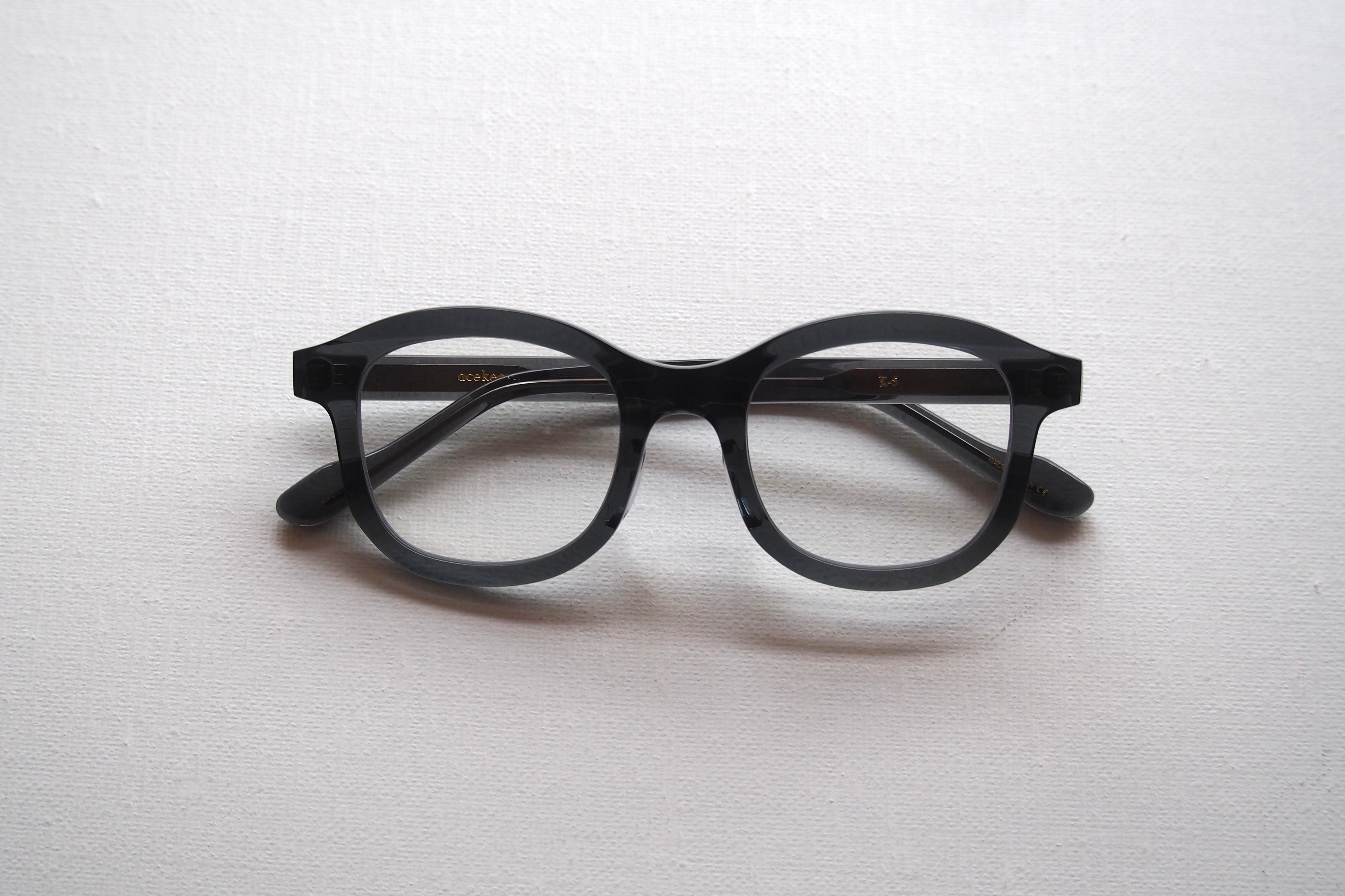 acekearny k-5 Deep Grey / Clear Lens – SUI OPTIQUE