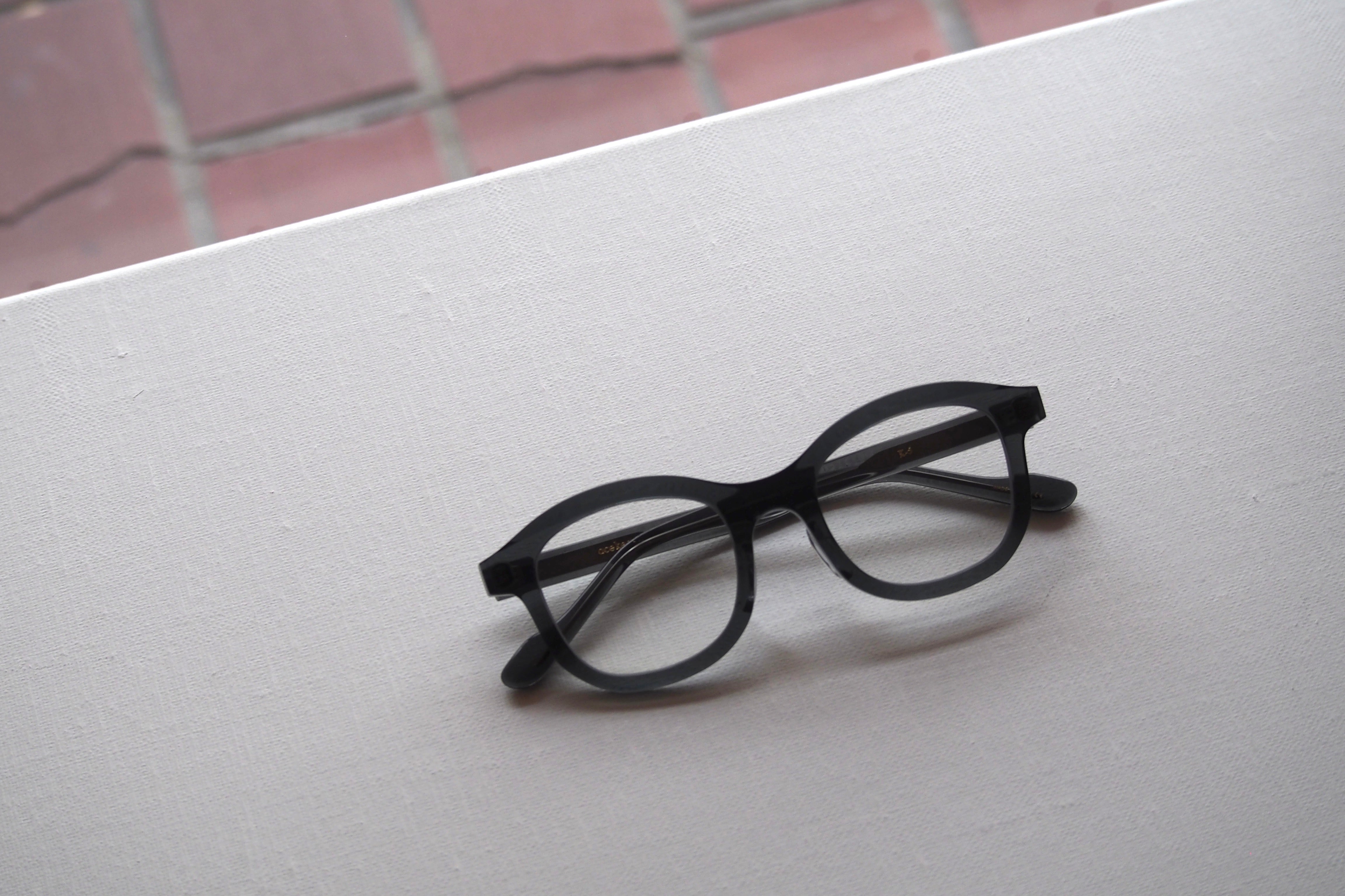 acekearny k-5 Deep Grey / Clear Lens – SUI OPTIQUE